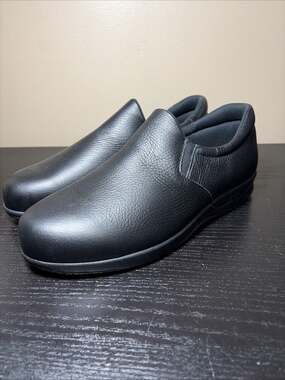 SAS Patriot Slip-Resistant Black Women's Shoes 12WW